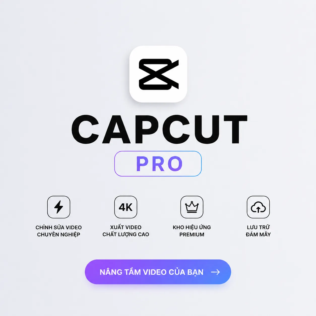 Tài khoản Capcut Pro